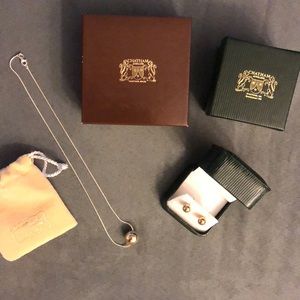 Matching necklace and earring set